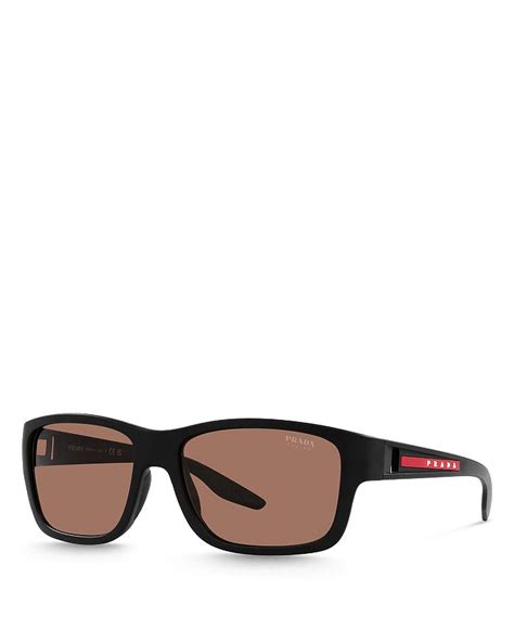 prada 59mm pillow sunglasses|PRADA SPORT 59mm Pillow Sunglasses .